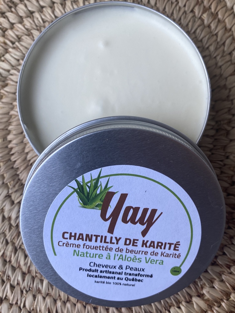 Crème de Karité Nature Aloès Vera